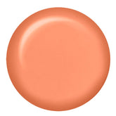 IBD Peachy swatch in soft coral rubber gel, a cheerful shade perfect for summer nails or playful everyday looks.